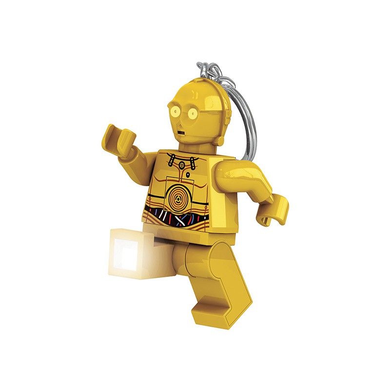 LEGO พวงกุญแจไฟฉาย เลโก้ Star Wars สตาร์วอร์ส ซีทรีพีโอ C-3PO ลิขสิทธิ์แท้ 100%