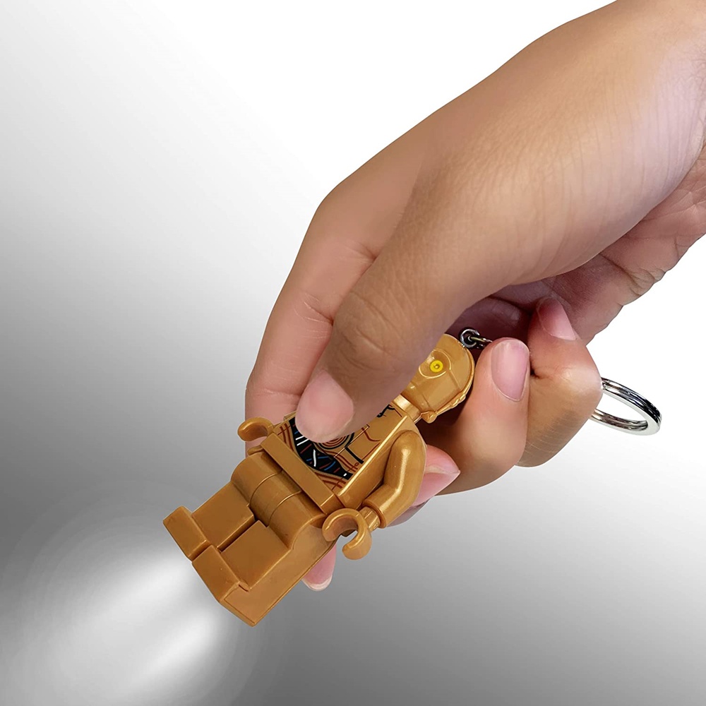 LEGO พวงกุญแจไฟฉาย เลโก้ Star Wars สตาร์วอร์ส ซีทรีพีโอ C-3PO ลิขสิทธิ์แท้ 100%