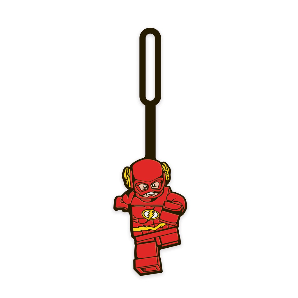 LEGO ป้ายติดกระเป๋า เลโก้ DC Comics THE FLASH Bag Tag ลิขสิทธิ์แท้ 100%