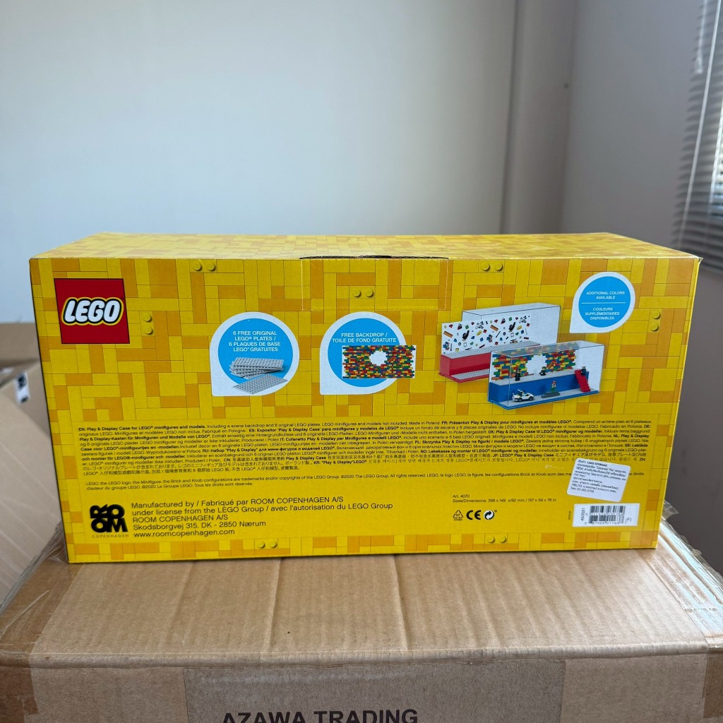 (เคลียร์สต็อก!! สินค้ามีตำหนิ) LEGO Play & Display Minifigure Case RED กล่องเคส โชว์มินิฟิกเกอร์ เลโก้ ลิขสิทธิ์แท้ 100%