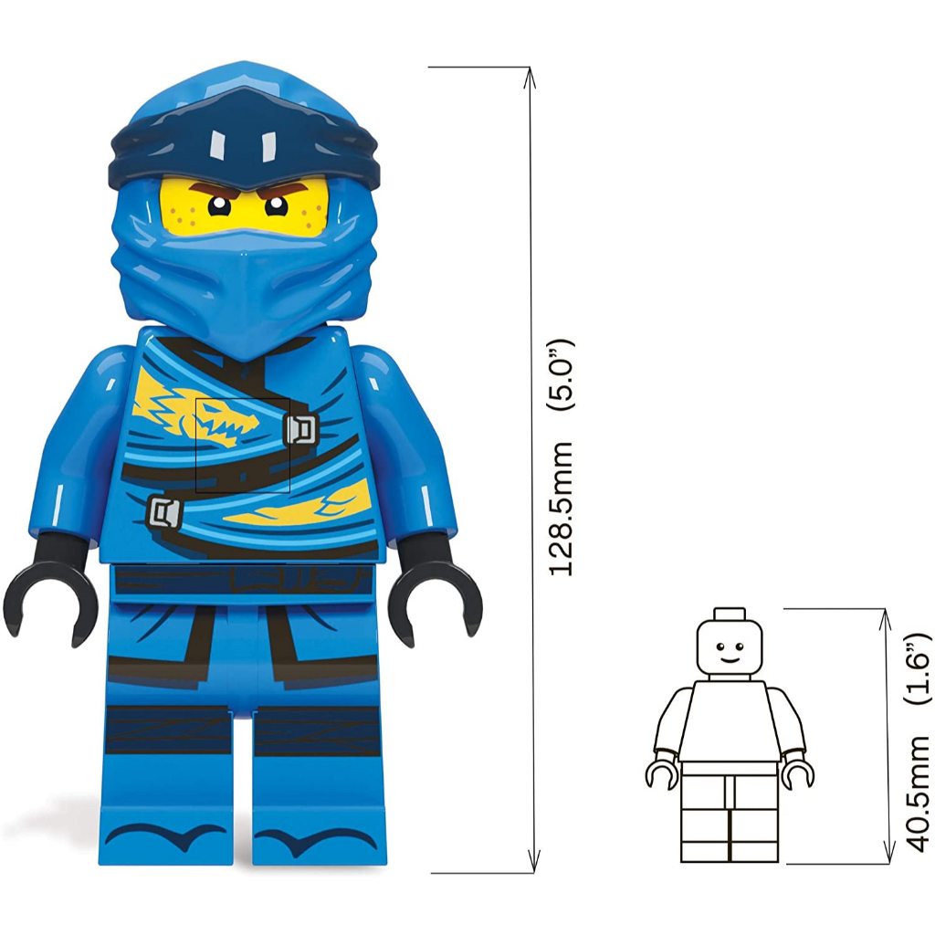 LEGO โมเดลไฟฉาย เลโก้ มินิฟิเกอร์ Ninjago JAY Torch 300% ของแท้