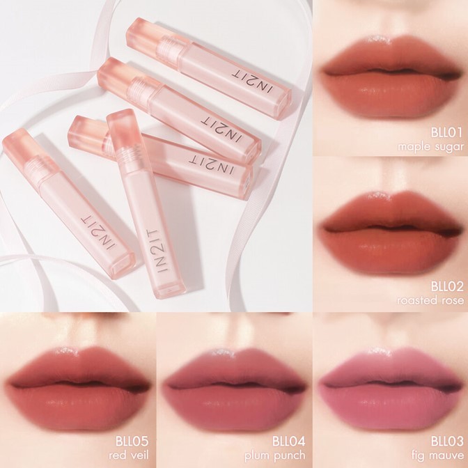ถูกมาก!! ลิปบาล์ม อินทูอิท IN2IT Moisture Bomb Lipstick ลิปบาล์มเนื้อฉ่ำ สีสวยติดทน-ปากนุ่มชุ่มชื้น 1.8 g. *มี 4 เฉดสี*