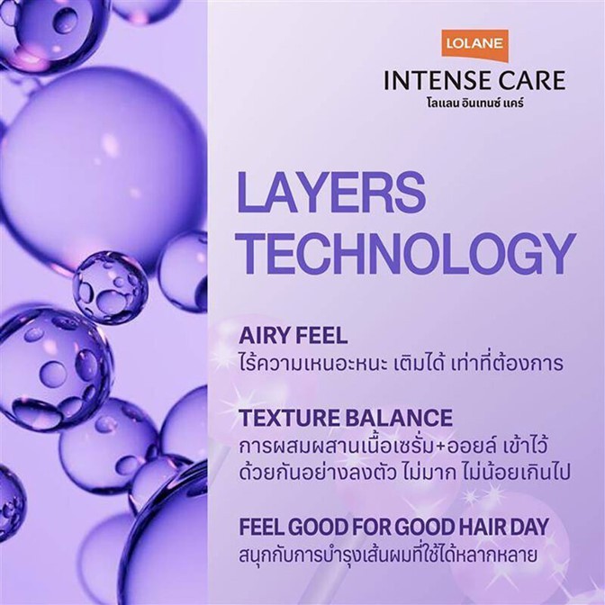 ขายดี!! สเปรย์  Lolane โลแลน Intense Care Hyaluronic Leave-in Oil Spray 140ml. ลีฟอินบำรุงเส้นผม เนื้อเซรั่ม+ออยล์