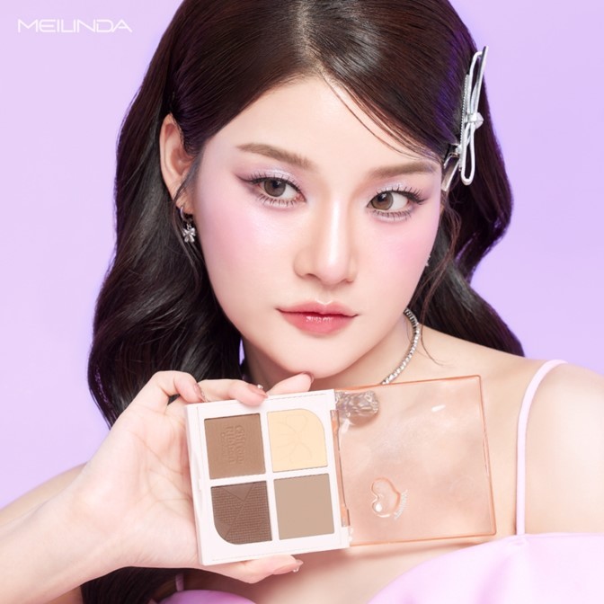ขายดี!! คอนทัวร์ Meilinda  เมลินดา Chiffon Ribbon Contour ชิฟฟ่อน ริบบ้อน คอนทัวร์ MC(เฉดดิ้ง/คอนทัวร์) MC5107(8.8 g.)