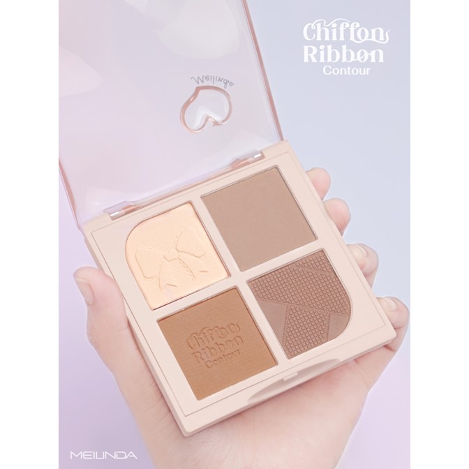 ขายดี!! คอนทัวร์ Meilinda  เมลินดา Chiffon Ribbon Contour ชิฟฟ่อน ริบบ้อน คอนทัวร์ MC(เฉดดิ้ง/คอนทัวร์) MC5107(8.8 g.)