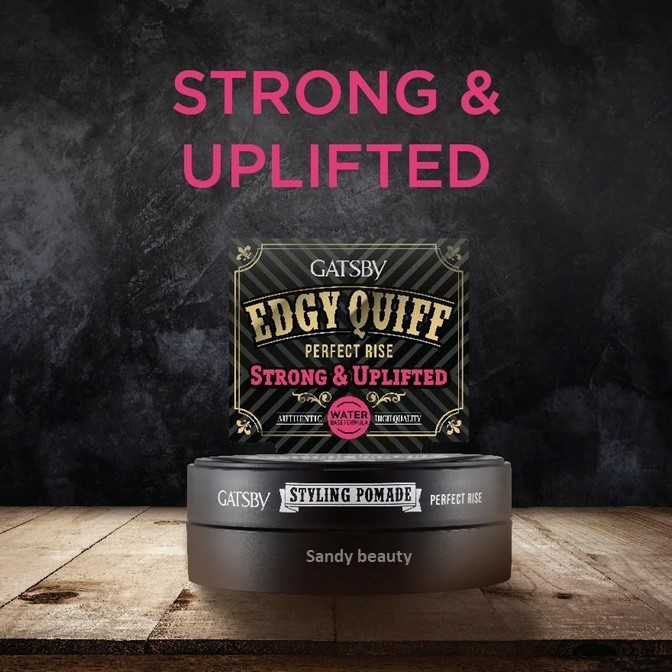 ของแท้!! โพเมด แกสบี้ Gatsby Perfect Raise Styling Pomade สไตลิ่ง75ml.(ตลับสีดำ) สำหรับเซ็ททรงด้วยระดับแข็งสุดอยู่ทรงนาน