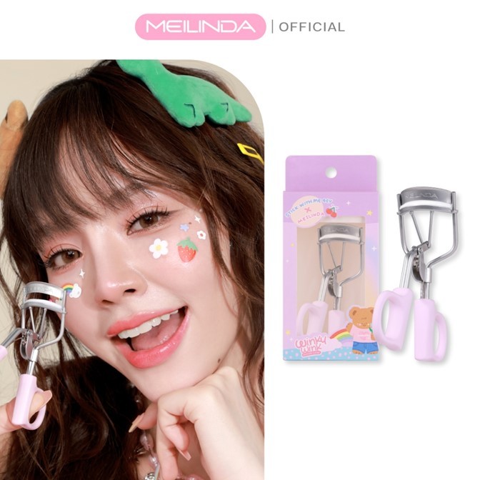 ถูกมาก!! ที่ดัดขนตา Meilinda เมลินดา x Stick With Me 7evWinky Wink Eyelash Curler x สติ๊กวิทมี7ev วิงค์กี้วิงค์ MC9145