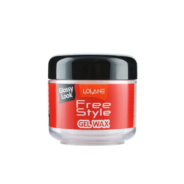ถูกที่สุด เจลแว็กซ์ Lolane โลแลน 60ก กระปุกใส ฉลากแดง ฝาดำ จัดแต่งทรง