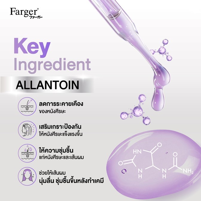 ขายดี!! [ไฮม่วงพรีเมี่ยม] FARGER ฟาร์เกอร์ PROFESSIONAL HAIR VIOLET PEROXIDE 1000ml.ไฮโดรเจนม่วง มี3สตูร-ใช้ผสมสีผม-ฟอก