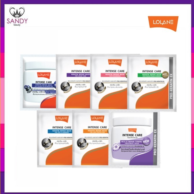 ถูกที่สุด! ทรีทเม้นท์ โลแลน Lolane เคราติน 1 ซอง15g ( มี7สูตร โปรดเลือก ) สำหรับผมทำสี ขายดี ผมนุ่ม กลิ่นหอม ยอดนิยม