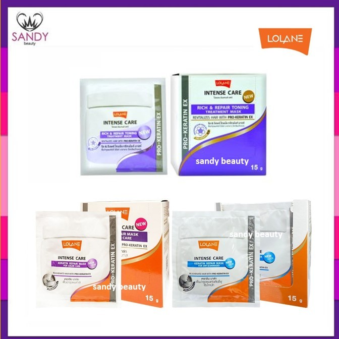 ถูกที่สุด! ทรีทเม้นท์ โลแลน Lolane เคราติน 1 ซอง15g ( มี7สูตร โปรดเลือก ) สำหรับผมทำสี ขายดี ผมนุ่ม กลิ่นหอม ยอดนิยม