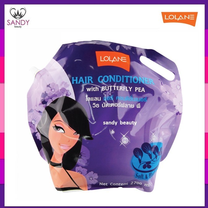 ขายดี! ครีมนวด Lolane โลแลน แบบถุง (สีม่วง) 2700มล. ช่วยบำรุงผมให้สีเข้มอยู่เสมอ ทำให้เส้นผมแลดูดำ จัดแต่งรงผมได้ง่าย