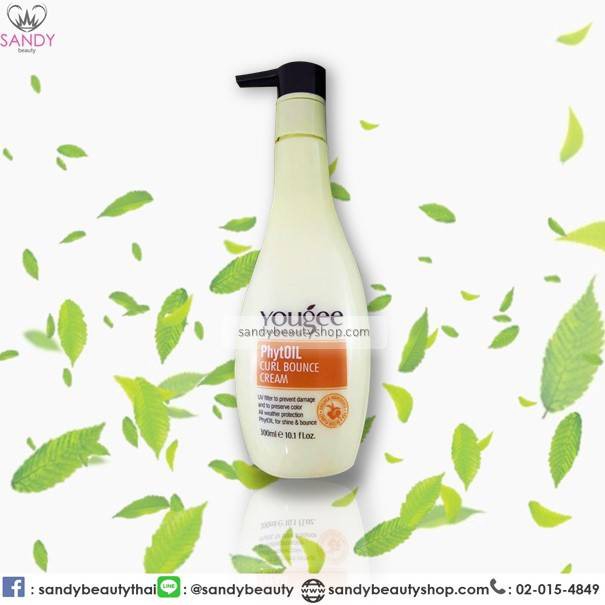 ขายดี! ครีมจับลอน YOUGEE Phytoil Curl Bounce Cream ยูจี ไฟทอยล์ เคิรล เบ๊าซ์ ครีม 300ml. ช่วยให้ลอนผมมีสปริง นุ่มสลวย