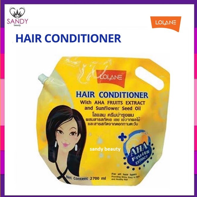ขายดี! ครีมนวดผม Lolane โลแลน แบบถุง (ถุงสีเหลือง) 2700มล. สำหรับผมที่ต้องการการบำรุง เป็นพิเศษ ช่วยเพิ่มความชุ่มชื้น
