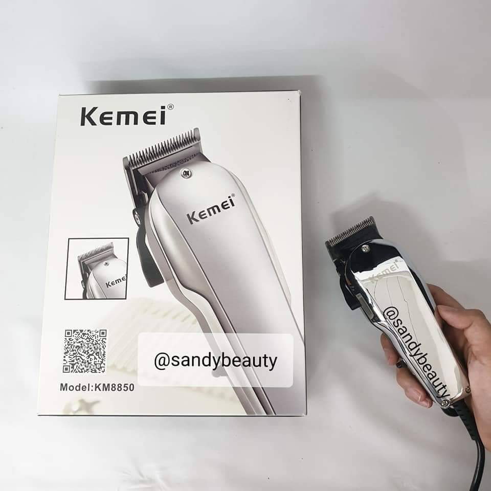 แท้100% ปัตตาเลียน KEMEI เคไม รุ่นKM-8850 ใช้ตัดผม มีสาย ไม่ต้องกลัวแบตหมด ราคาถูก