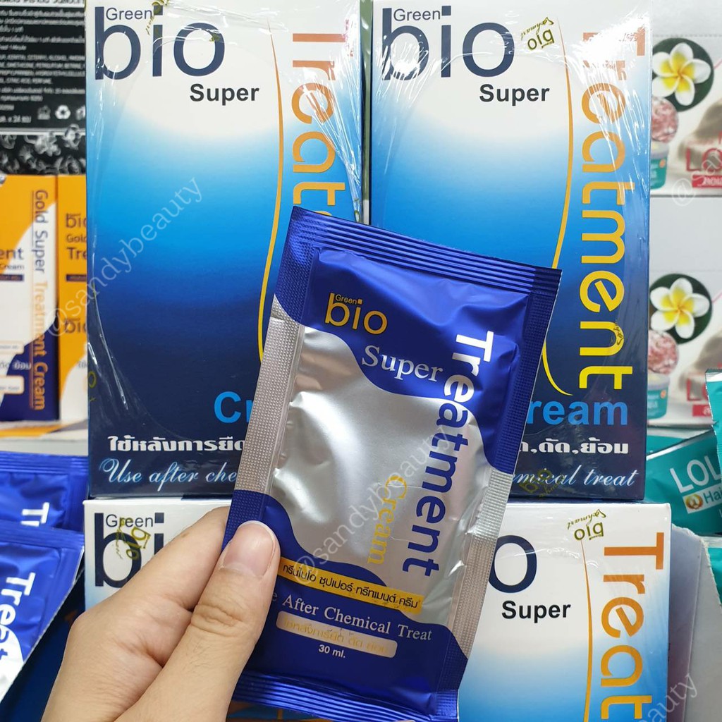 *ถูกที่สุด* ทรีทเม้นท์ซอง BIO น้ำเงิน ของแท้ 100%**1 ซอง** ** แท้100% รับตรงจากบริษัท