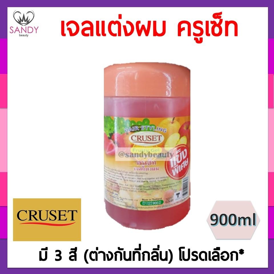 *ยอดนิยม* เจลแต่งผม ครูเซ็ท (แข็งพิเศษ) 900มล.