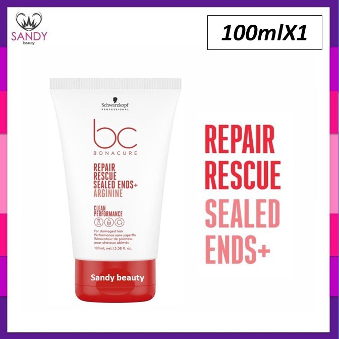 ของแท้ 100% ครีมบำรุงผม Schwarzkopf bc bonacure ชวาร์สคอฟ ซีลด์ เอ็น 100ml บำรุงผมแตกปลาย ช่วยปิดเกล็ดผม *แพกเกจล่าสุด*
