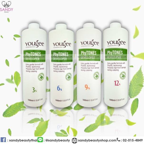 ของแท้! ไฮโดรเยนขวดใหญ่ YOUGEE PhyTones Developer ยูจี ไพโทน ดีเวอลอบเปอร์ ขวด1000ml.ใช้ผสมครีมย้อมผม ผงฟอก กลิ่นไม่ฉุน