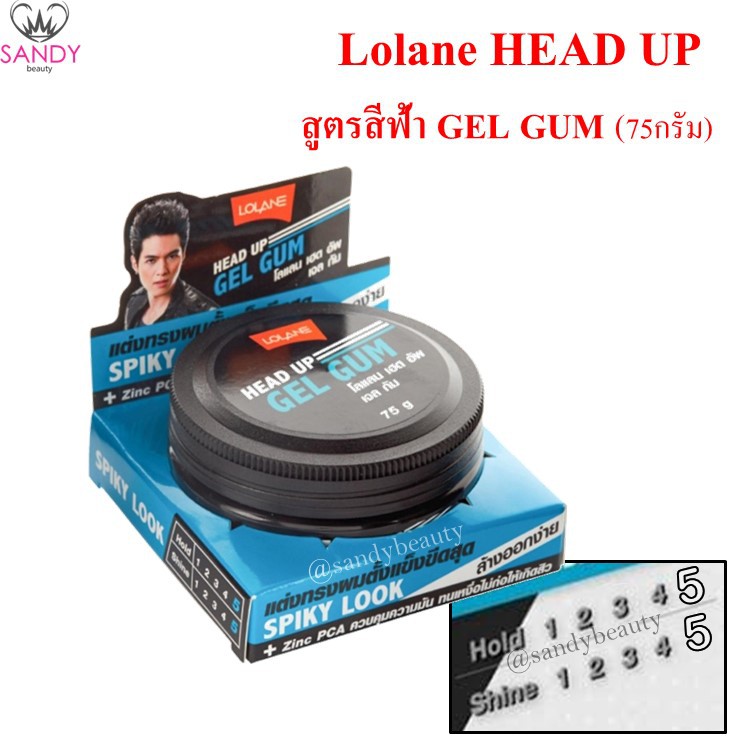 Lolane โลแลน แว็กซ์ จัดแต่งทรงผม เฮดอัพ Head Up 75 g. เยล เจล ใส่ผม โพเมด โปเมด พอมเมด ใส่ผม มี 4 สูตร อยู่ทรง