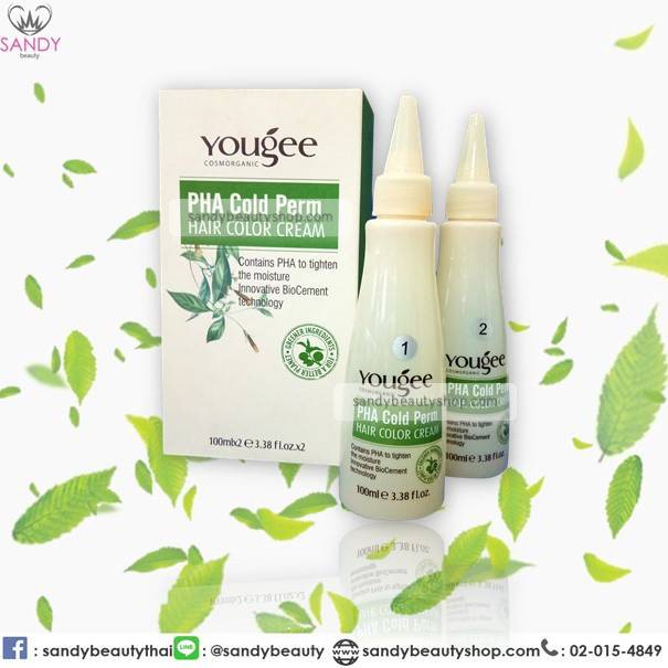 ขายดี! น้ำยาดัดผมออแกนิค Yougee Pha Cold Perm ยูจี ฟา โคลด์ เพิร์ม ปริมาณ 100มล. มี2สูตร ไม่ทำลายเส้นผม