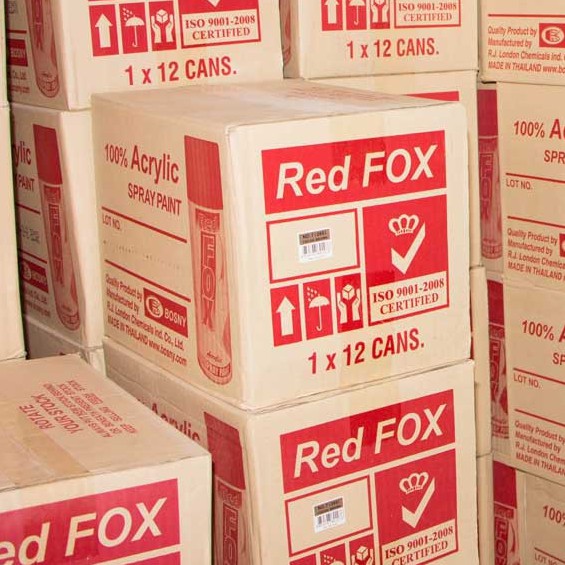 สีสเปรย์ "เรดฟ๊อกซ์" "Red Fox" ขนาด 400 CC.