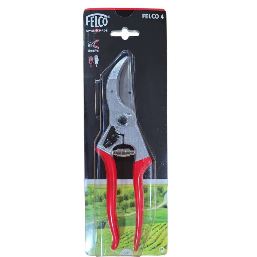 Felco เฟลโก้ กรรไกร ตัดแต่ง กิ่งไม้ อเนกประสงค์ Felco4 (Made in Swiss) สามารถเปลี่ยนใบมีดได้