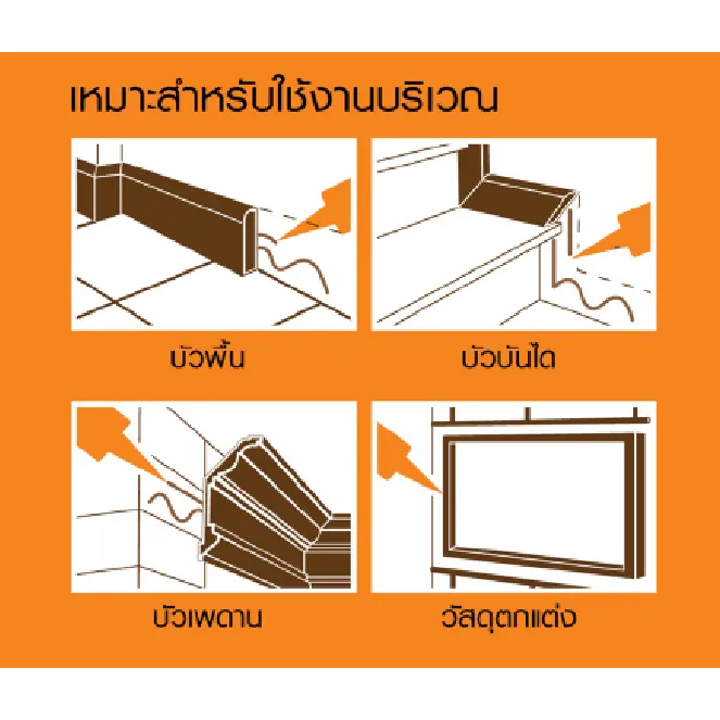 TOA Fast Bond (ยกกล่อง 12 หลอด) กาวตะปู กาวพลังตะปูอเนกประสงค์คุณภาพสูง สูตรโซเว้นท์ ขนาด 320กรัม