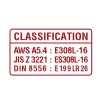 ํYAWATA ลวดเชื่อมสแตนเลสไฟฟ้า ยาวาต้า YAWATA 308L-16 [E308L-16] ขนาดบรรจุ 1 กก.