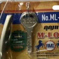 RMI กุญแจลูกบิดประตู อาร์เอ็มไอ M-Lock Dimple 11 ลูกปืน มือจับโค้ง มี ลิ้นล็อคตาย กันงัดแงะลืมกุญแจ