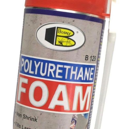 Bosny B129 กป. Polyurethane foam 500 ml. สเปรย์โฟมบอสนี่อุดรอย