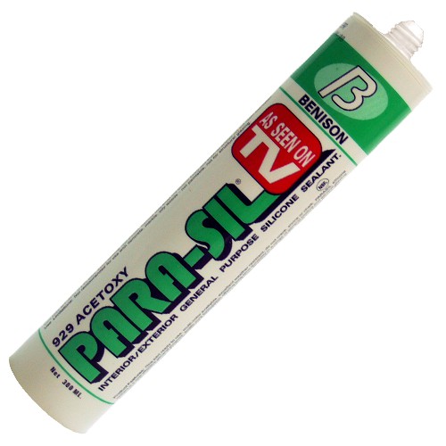 PARASIL กาวซิลิโคนซีลแลนท์ พาราซิล 929 : อินทีเรีย / เอ็กทีเรีย ซิลิโคน ซีลแลนด์ 300กรัม (ราคา/หลอด)