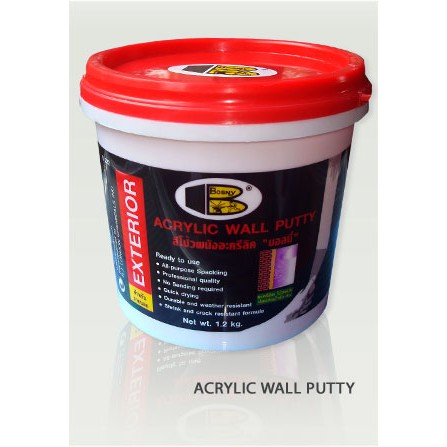 Bosny อะครีลิค วอลล์พัตตี้ B222 "บอสนี่" ขนาด 1/4 กล. เฉดสี ขาว