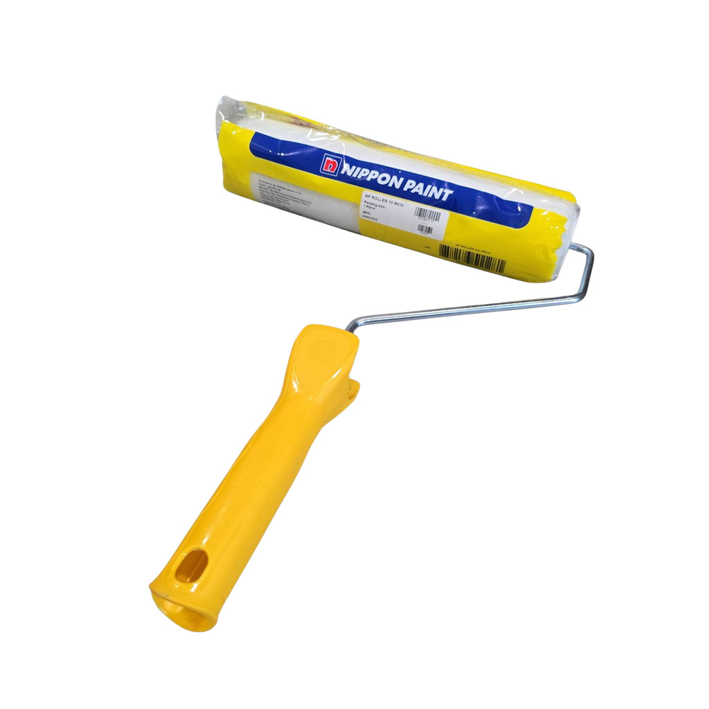 Nippon Paint ลูกกลิ้งทาสี โพลีเอสเตอร์ 10 นิ้ว (NP Polyester Roller 10") ขนสั้น เหมาะกับสีทุกประเภท