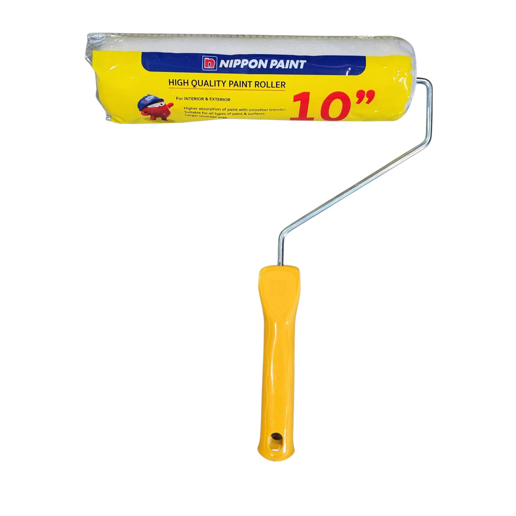 Nippon Paint ลูกกลิ้งทาสี โพลีเอสเตอร์ 10 นิ้ว (NP Polyester Roller 10") ขนสั้น เหมาะกับสีทุกประเภท