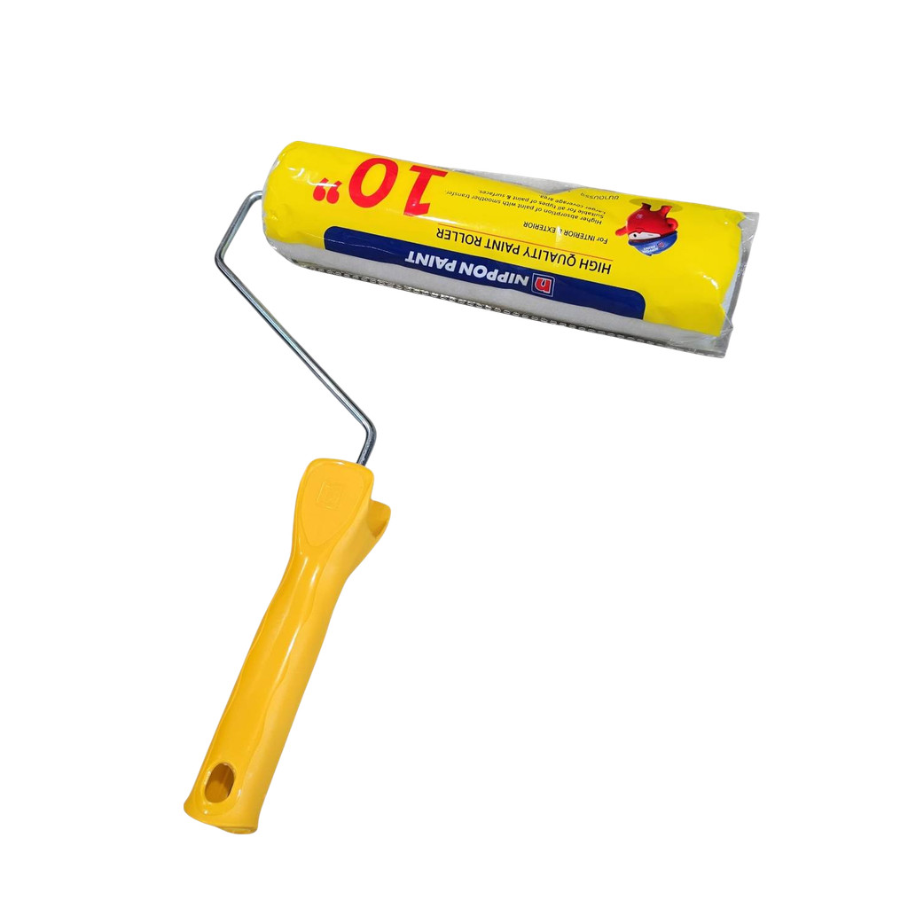 Nippon Paint ลูกกลิ้งทาสี โพลีเอสเตอร์ 10 นิ้ว (NP Polyester Roller 10") ขนสั้น เหมาะกับสีทุกประเภท