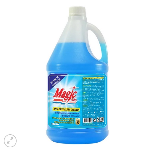 Magic Gold น้ำยาทำความสะอาดกระจก น้ำยาเช็ดกระจก เมจิกโกลด์ สูตรแอนทีดัสต์ 3 ลิตร ขนาด แกลลอน สูตรไม่มีแอมโมเนีย