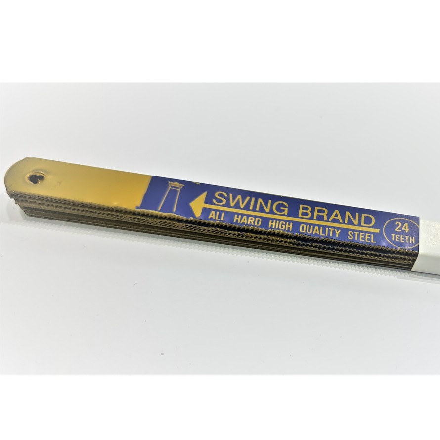 Swing Brand ใบเลื่อยตัดเหล็ก ยี่ห้อ สวิง 12 นิ้ว 18ฟัน/24ฟัน (10ใบ/แพ็ค)