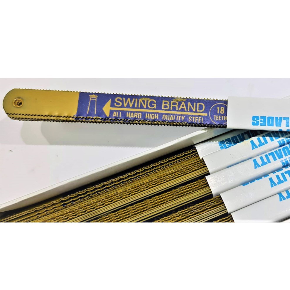 Swing Brand ใบเลื่อยตัดเหล็ก ยี่ห้อ สวิง 12 นิ้ว 18ฟัน/24ฟัน (10ใบ/แพ็ค)
