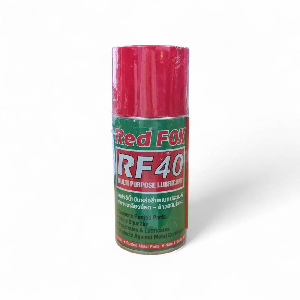 REDFOX RF-40 สเปรย์น้ำมันหล่อลื่นอเนกประสงค์คลายเกลียวน็อต-ล้างสนิม ขนาด 280 มล.