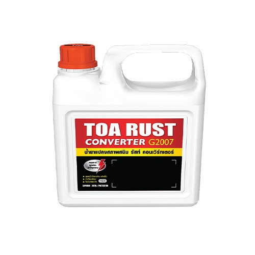 TOA Rust Converter G2007 ทีโอเอ รัสท์ คอนเวิร์ทเตอร์ น้ำยาแปลงสภาพสนิม ขนาด 1 ลิตร