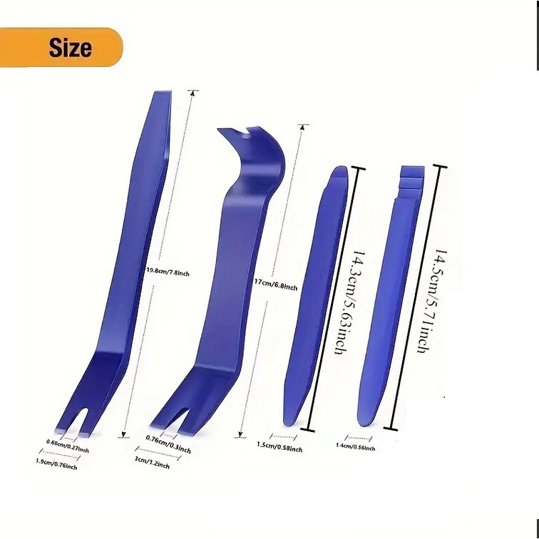 ชุดเครื่องมือถอดรื้อภายในรถยนต์อเนกประสงค์ (ป้องกันรอยขีดข่วน) – Car Interior Disassembly Tool Set