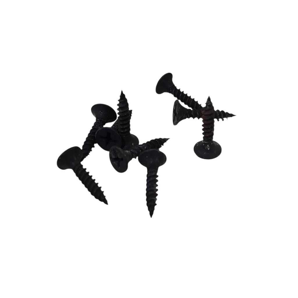 D.W. SCREWS สกรูดำเกลียวปล่อย สำหรับยิงฝ้า-ผนังยิปซัม (ขนาด 3/4 x 6) 1 กล่อง 800 กรัม