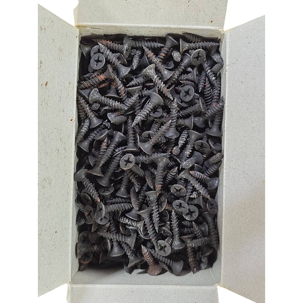 D.W. SCREWS สกรูดำเกลียวปล่อย สำหรับยิงฝ้า-ผนังยิปซัม (ขนาด 3/4 x 6) 1 กล่อง 800 กรัม