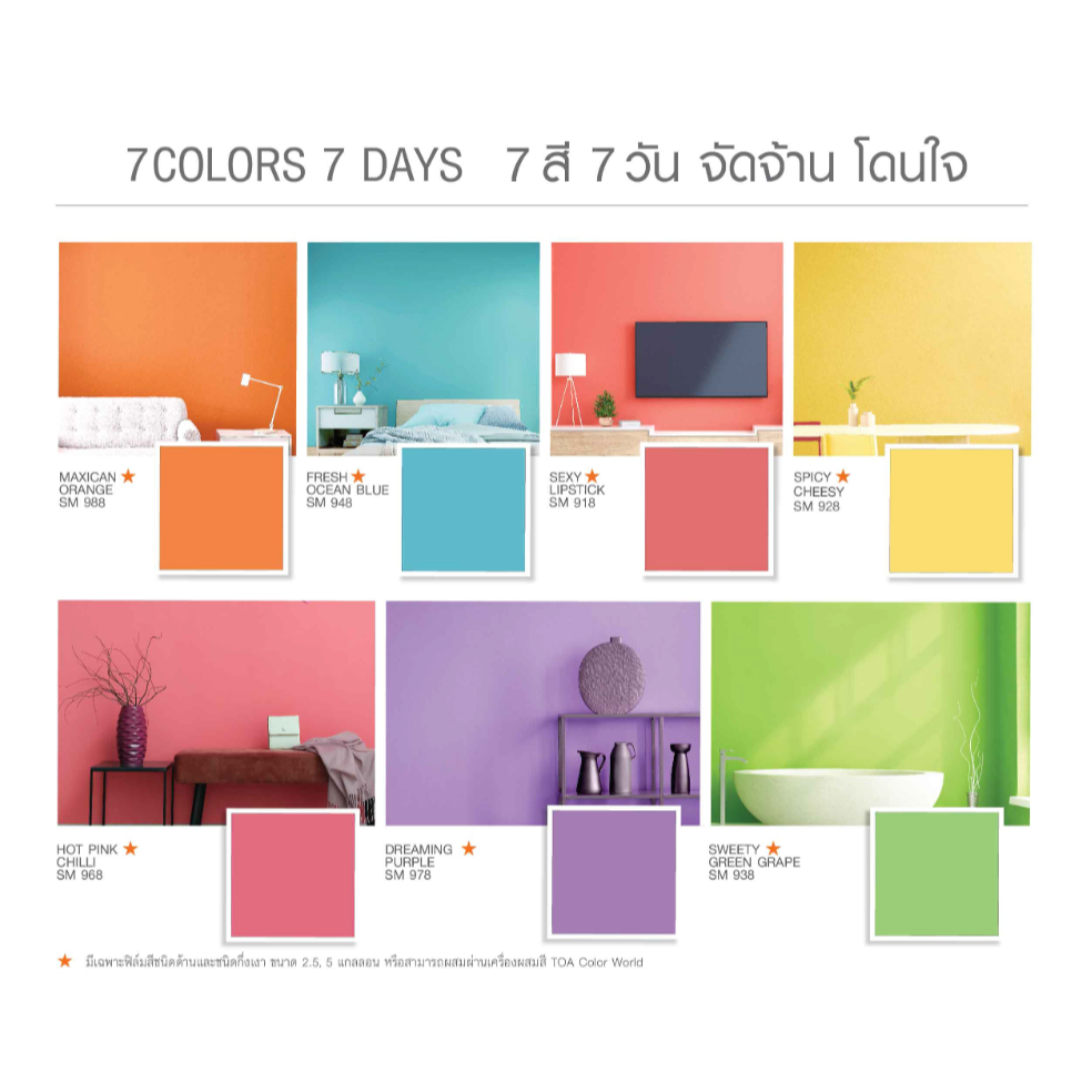 TOA Supermatex Exterior Semigloss ทีโอเอ ซุปเปอร์เมเทค ภายนอก กึ่งเงา ขนาด 2.5 แกลลอน 9.46 ลิตร