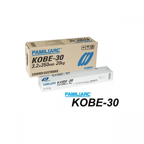KOBE ลวดเชื่อมไฟฟ้า โกเบ30 3.2 | 4.0 มม. เหมาะสำหรับเชื่อมเหล็กเหนียว เหล็กบาง ห่อละ 5 กก. ลวด E6013 ลวดเชื่อมธูป KOBE30