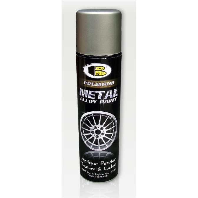 ฺBosny สีสเปรย์ โลหะเหล็กหล่อ Metal Alloy Paint บอสนี่ ขนาด 200 CC.