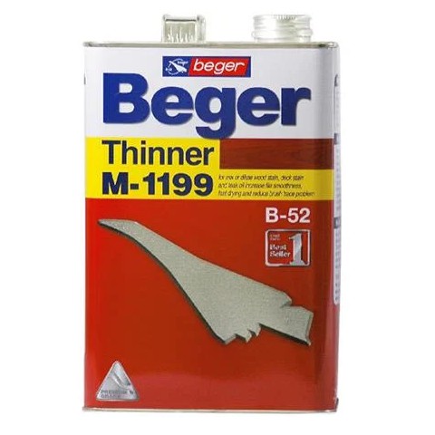 Beger สีย้อมไม้ เบเยอร์ วู๊ดสเตน ชนิดเงา กึ่งเงา ขนาด 1Gallon (3.785ลิตร)