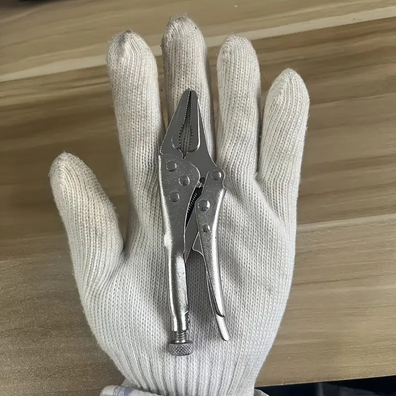 คีมล็อคขนาดเล็ก มินิ  (carbon steel mini vises) ชนิดปากกลม ปากแหลม