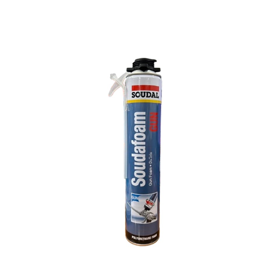 Soudal พียูโฟม (PU FOAM) อเนกประสงค์ สำหรับอุดรอยรั่ว ช่องว่าง เป็นฉนวนกันความร้อน/เสียง ขนาด 750ml.